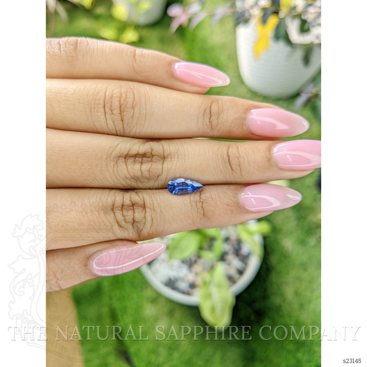 1.23 Ct. Blue Sapphire from Ceylon (Sri Lanka)