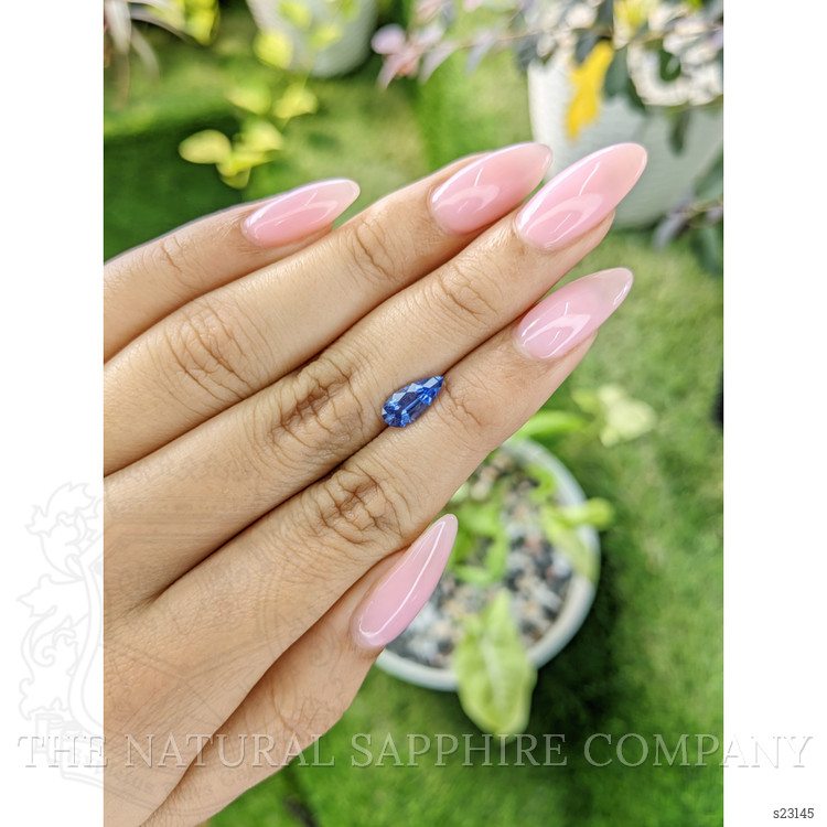 1.23 Ct. Blue Sapphire from Ceylon (Sri Lanka)