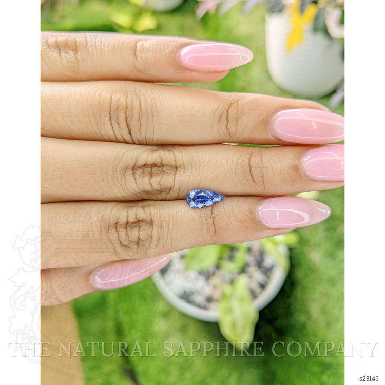 1.33 Ct. Blue Sapphire from Ceylon (Sri Lanka)
