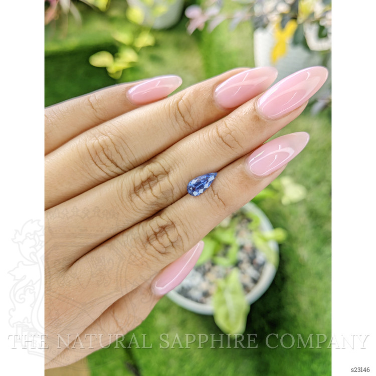 1.33 Ct. Blue Sapphire from Ceylon (Sri Lanka)