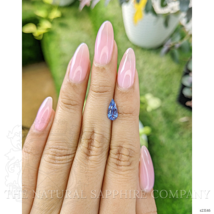 1.33 Ct. Blue Sapphire from Ceylon (Sri Lanka)