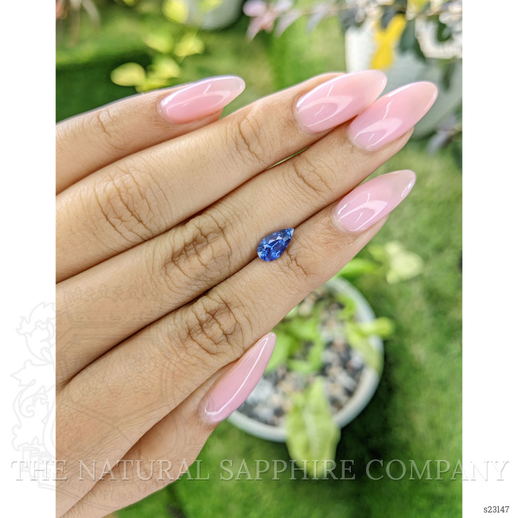 1.19 Ct. Blue Sapphire from Ceylon (Sri Lanka)