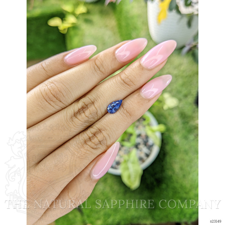 1.09 Ct. Blue Sapphire from Ceylon (Sri Lanka)