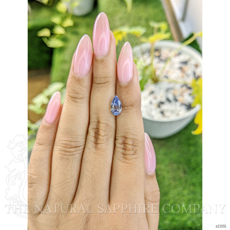 2.00 Ct. Bi Color Sapphire from Ceylon (Sri Lanka)