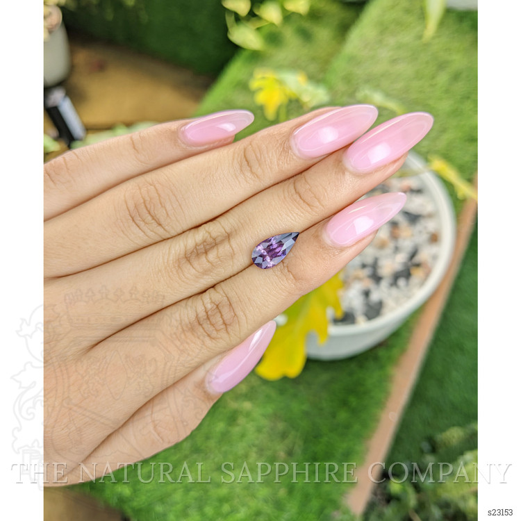 2.72 Ct. Purple Sapphire from Ceylon (Sri Lanka)