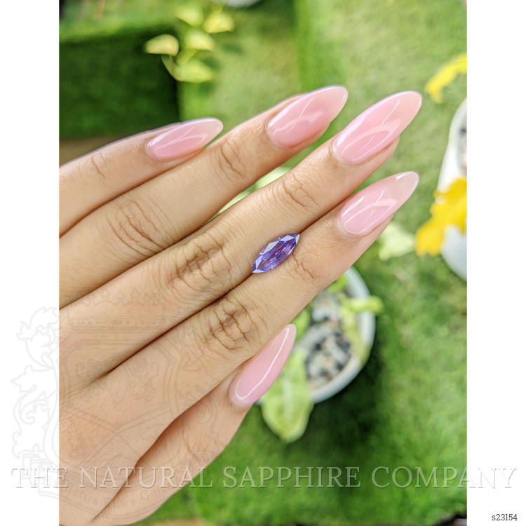 1.72 Ct. Purple Sapphire from Ceylon (Sri Lanka)