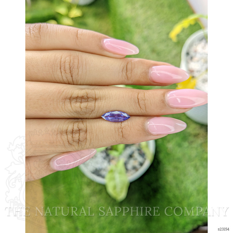 1.72 Ct. Purple Sapphire from Ceylon (Sri Lanka)