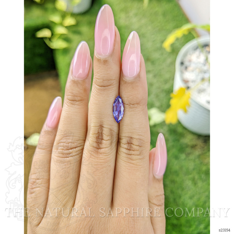 1.72 Ct. Purple Sapphire from Ceylon (Sri Lanka)