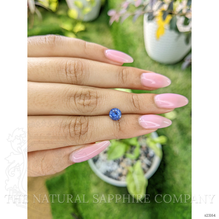 1.37 Ct. Blue Sapphire from Ceylon (Sri Lanka)