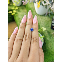 1.37 Ct. Blue Sapphire from Ceylon (Sri Lanka) Life Style