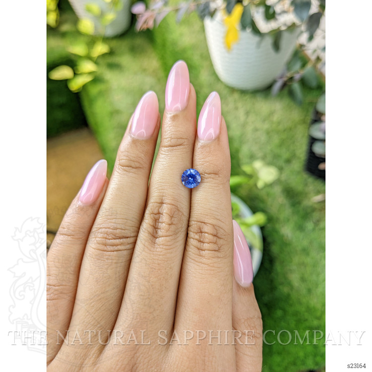 1.37 Ct. Blue Sapphire from Ceylon (Sri Lanka)