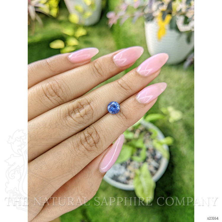 1.37 Ct. Blue Sapphire from Ceylon (Sri Lanka)