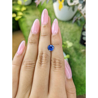 1.23 Ct. Blue Sapphire from Ceylon (Sri Lanka) Life Style
