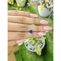 1.23 Ct. Blue Sapphire from Ceylon (Sri Lanka) Life Style
