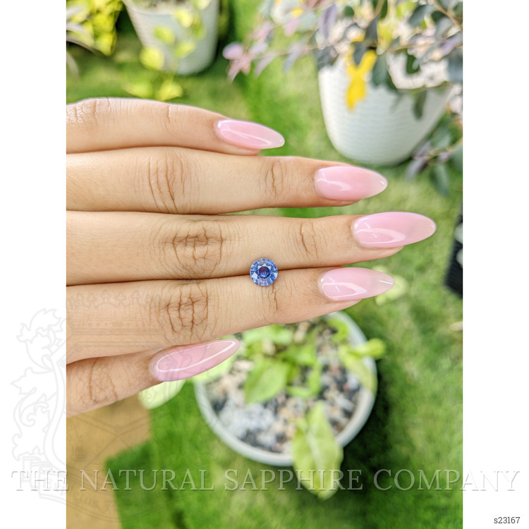 1.23 Ct. Blue Sapphire from Ceylon (Sri Lanka)