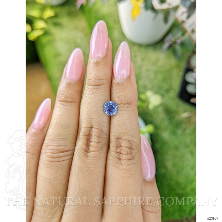 1.23 Ct. Blue Sapphire from Ceylon (Sri Lanka)