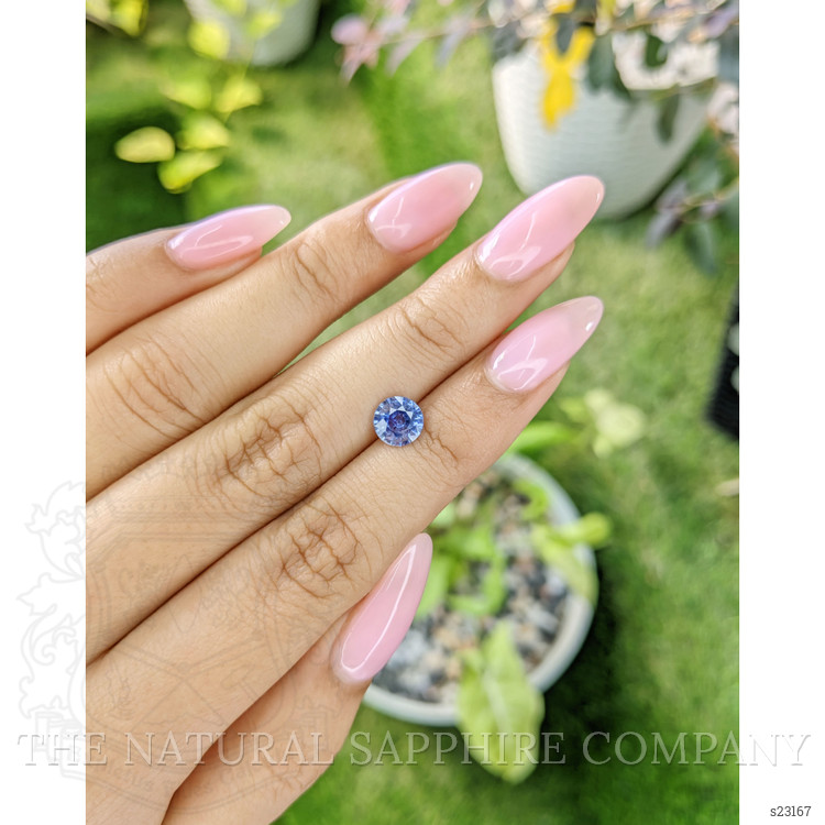 1.23 Ct. Blue Sapphire from Ceylon (Sri Lanka)