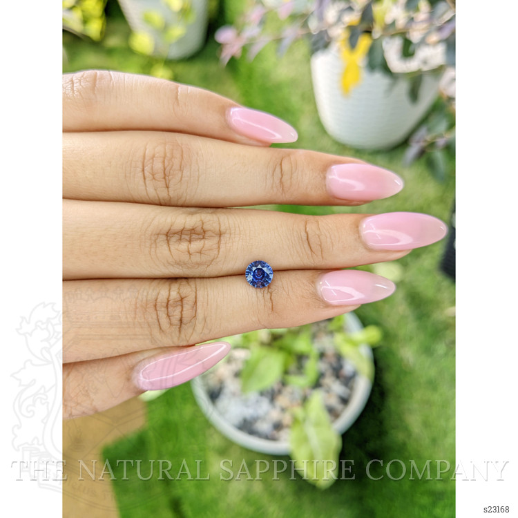 0.94 Ct. Blue Sapphire from Ceylon (Sri Lanka)