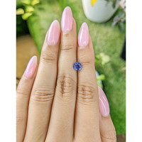 0.94 Ct. Blue Sapphire from Ceylon (Sri Lanka) Life Style