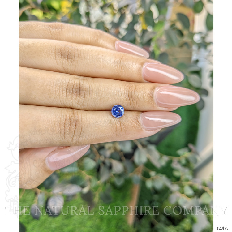 0.90 Ct. Blue Sapphire from Ceylon (Sri Lanka)