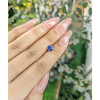 0.90 Ct. Blue Sapphire from Ceylon (Sri Lanka) Life Style