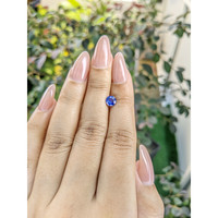 0.77 Ct. Blue Sapphire from Ceylon (Sri Lanka) Life Style