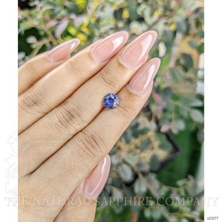 1.62 Ct. Bi Color Sapphire from Ceylon (Sri Lanka)