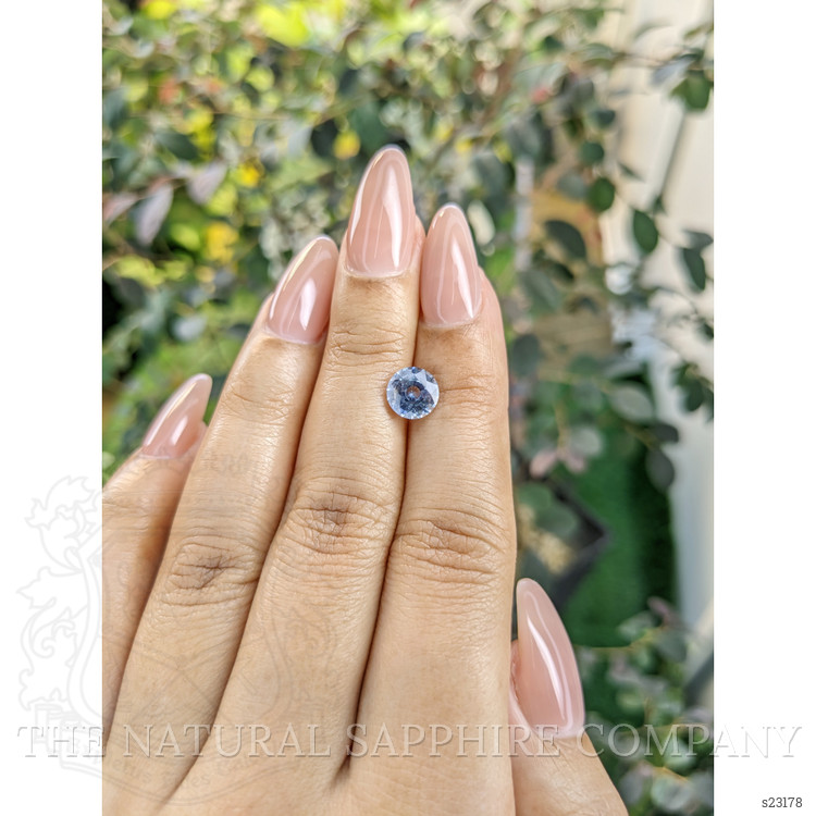 1.85 Ct. Blue Sapphire from Ceylon (Sri Lanka)