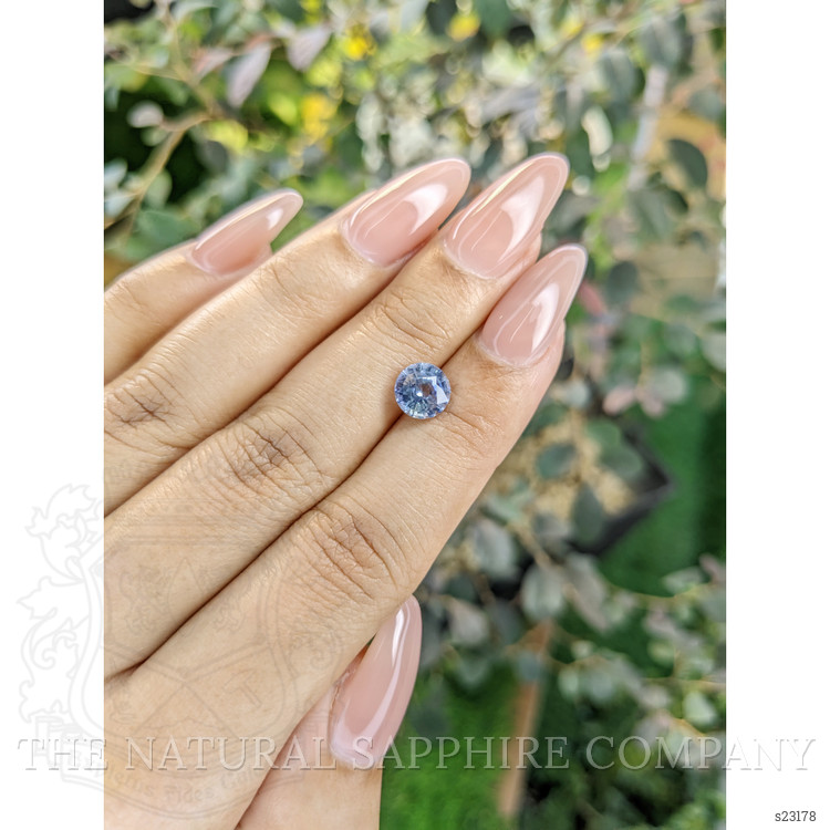 1.85 Ct. Blue Sapphire from Ceylon (Sri Lanka)