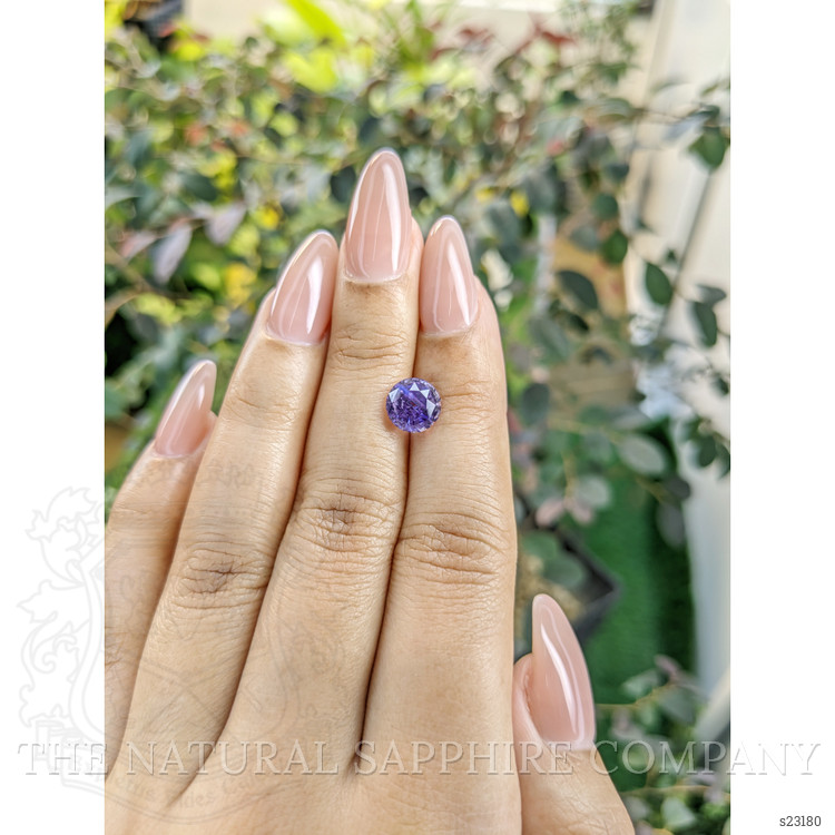 2.80 Ct. Purple Sapphire from Ceylon (Sri Lanka)