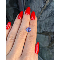 2.80 Ct. Purple Sapphire from Ceylon (Sri Lanka) Life Style