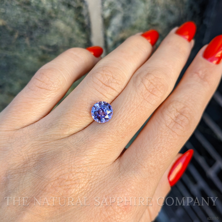 2.80 Ct. Purple Sapphire from Ceylon (Sri Lanka)