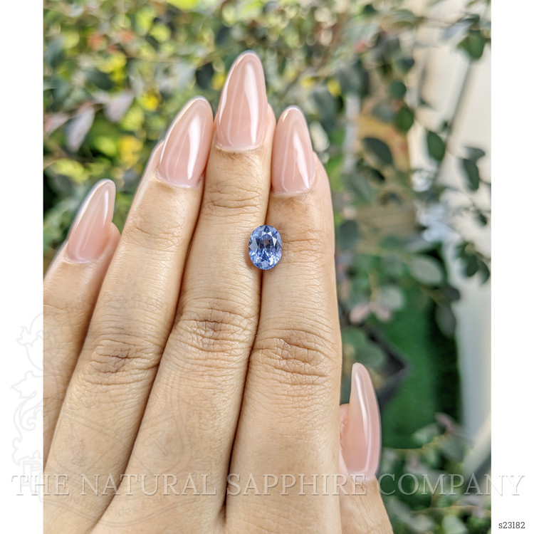 2.20 Ct. Blue Sapphire from Ceylon (Sri Lanka)