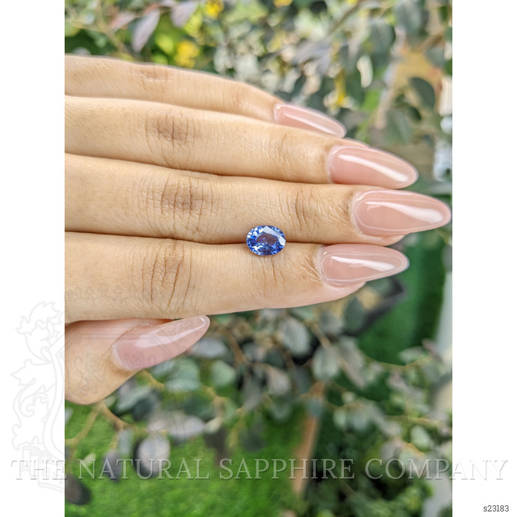 1.50 Ct. Blue Sapphire from Ceylon (Sri Lanka)