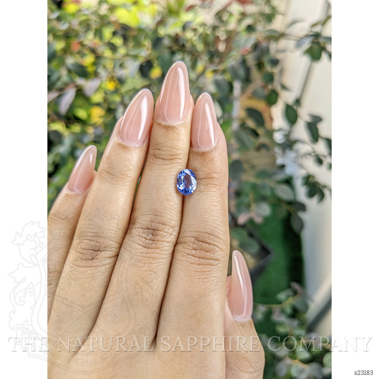 1.50 Ct. Blue Sapphire from Ceylon (Sri Lanka)