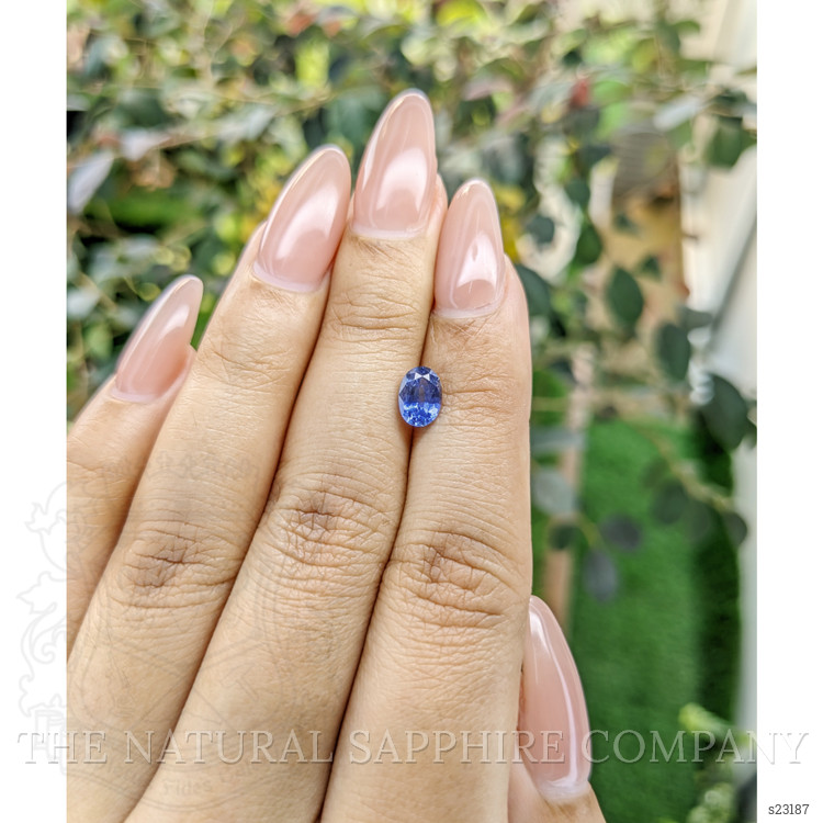 1.04 Ct. Blue Sapphire from Ceylon (Sri Lanka)