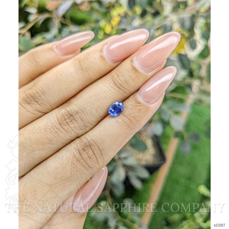 1.04 Ct. Blue Sapphire from Ceylon (Sri Lanka)