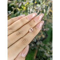 1.19 Ct. Peach Sapphire from Ceylon (Sri Lanka) Life Style