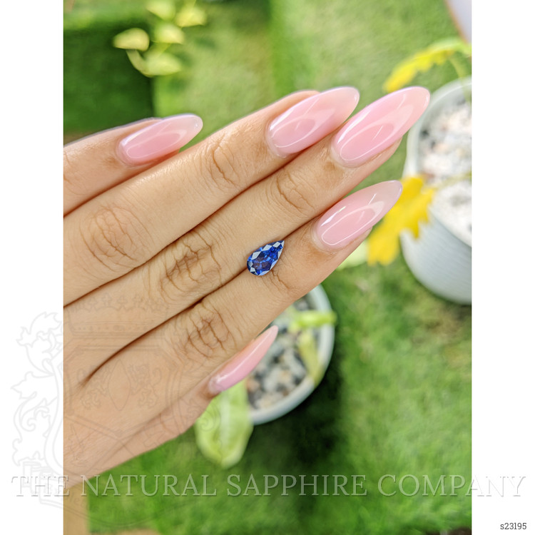 1.15 Ct. Blue Sapphire from Ceylon (Sri Lanka)