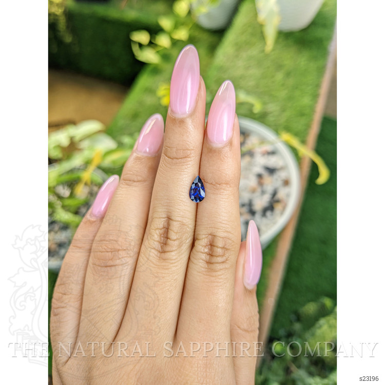 1.01 Ct. Blue Sapphire from Ceylon (Sri Lanka)