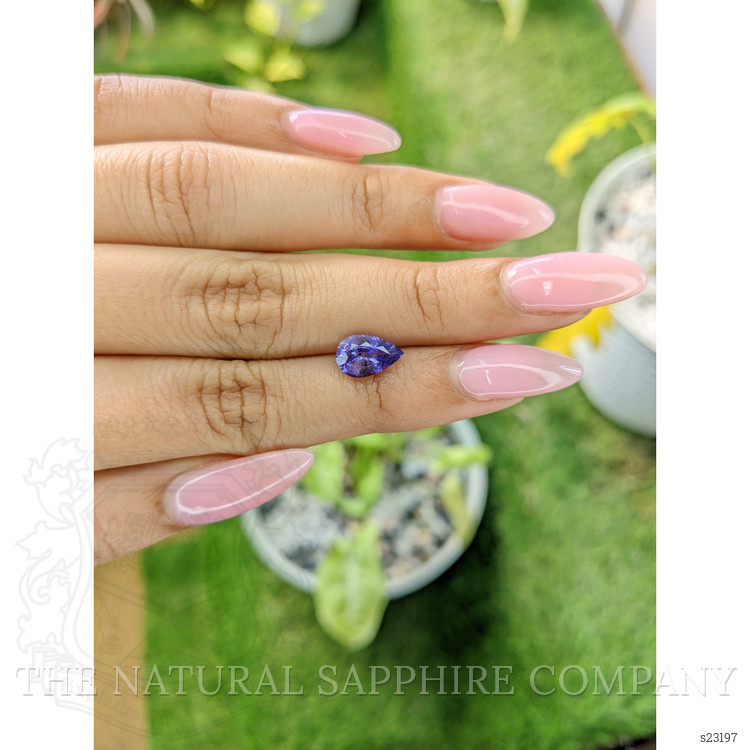 1.93 Ct. Violet Sapphire from Ceylon (Sri Lanka)