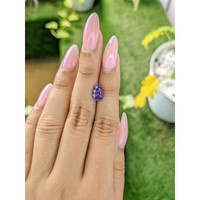 1.93 Ct. Violet Sapphire from Ceylon (Sri Lanka) Life Style