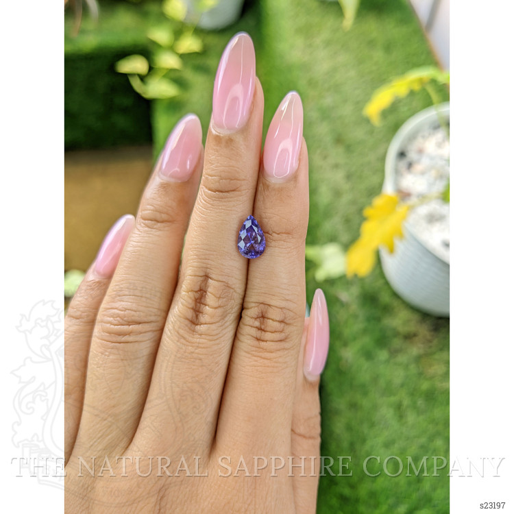 1.93 Ct. Violet Sapphire from Ceylon (Sri Lanka)