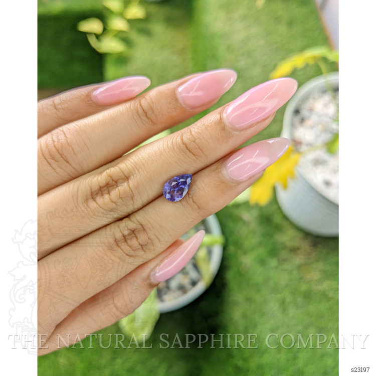 1.93 Ct. Violet Sapphire from Ceylon (Sri Lanka)