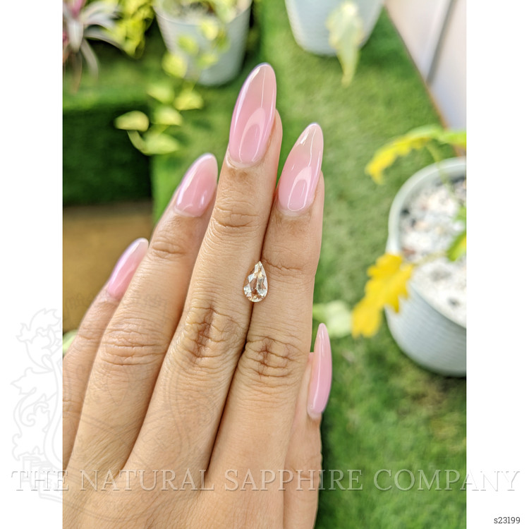 1.09 Ct. Peach Sapphire from Ceylon (Sri Lanka)