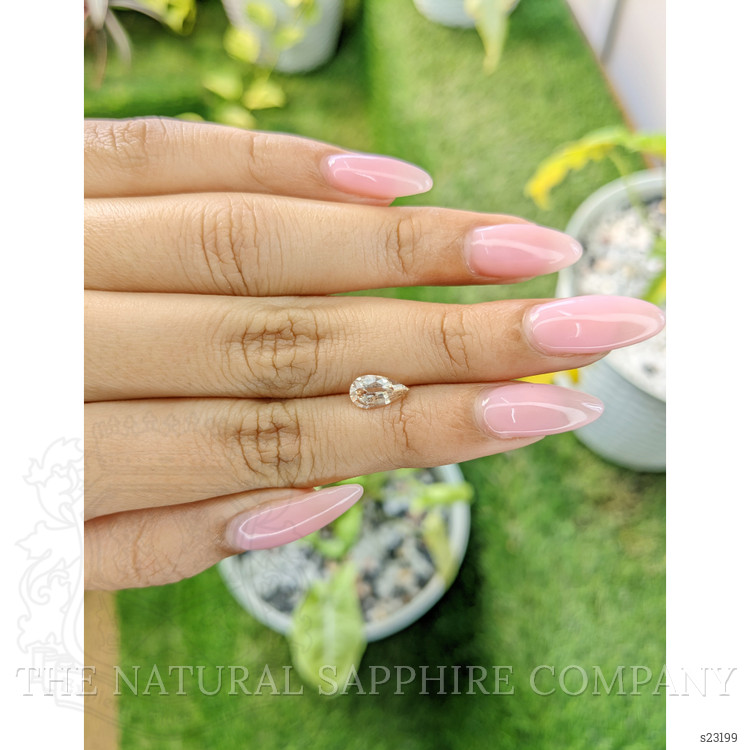 1.09 Ct. Peach Sapphire from Ceylon (Sri Lanka)