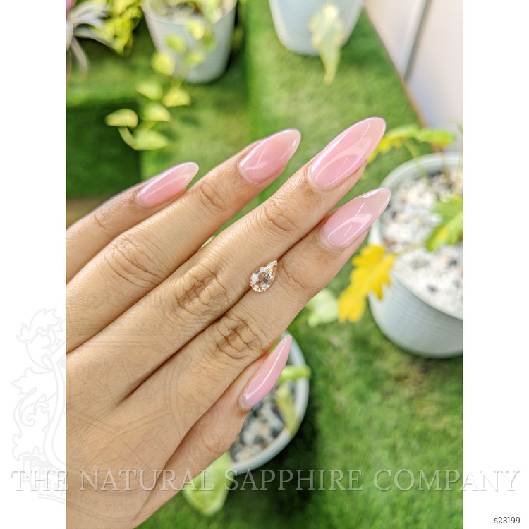 1.09 Ct. Peach Sapphire from Ceylon (Sri Lanka)