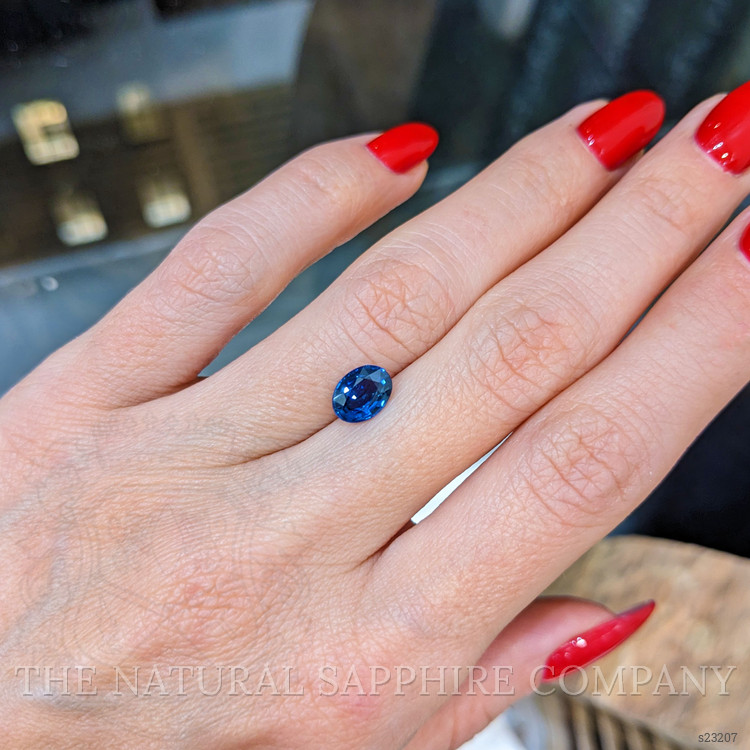 1.44 Ct. Blue Sapphire from West Africa