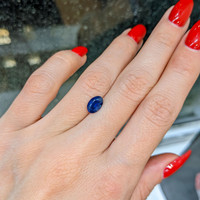 1.49 Ct. Blue Sapphire from West Africa Life Style