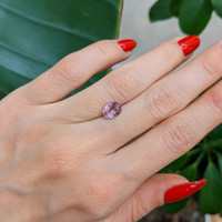 1.55 Ct. Padparadscha Sapphire from Ceylon (Sri Lanka) Life Style